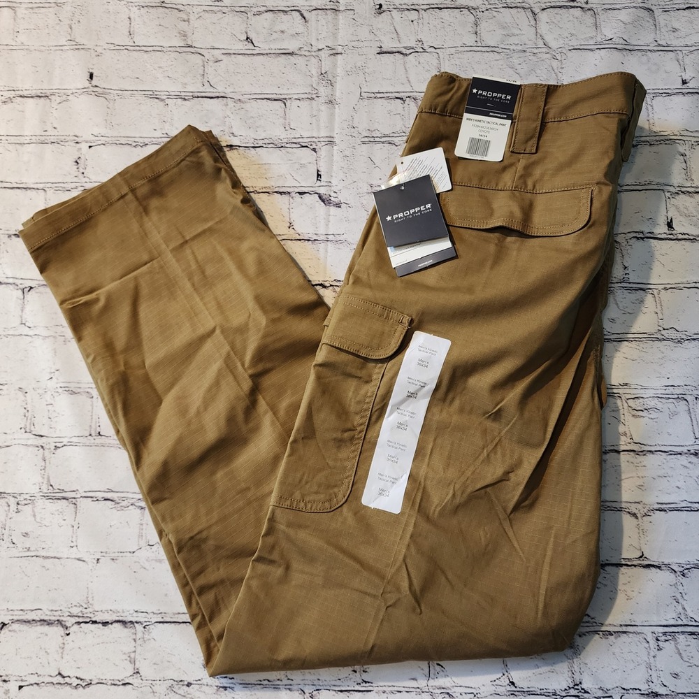 Propper Men's Kinetic Tactical Pants Coyote Brown F52944 36x34 NEW